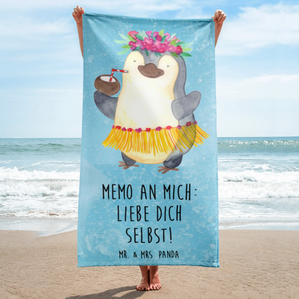 XL bath towel Penguin coconut XL bath towel, oversized towel, large beach towel, luxury bath sheet, spa towel, extra large swim towel, Penguin, North Pole, Winter, Penguins, aloha, vacation, Hawaii, coconut, penguins