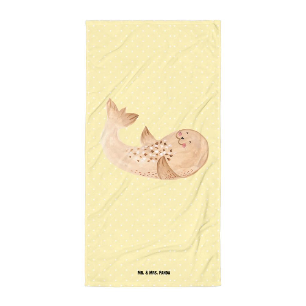 XL ręcznik kąpielowy foka Leżeć Motywy zwierzęce, dobra energia, zabawne powiedzonka, zwierzęta