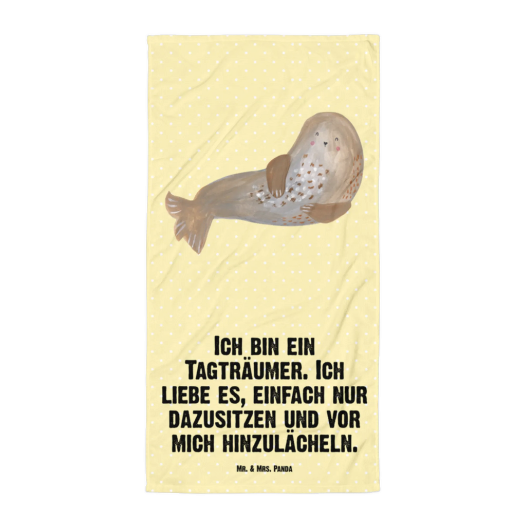 XL bath towel seal Laugh oversized towel, extra large swim towel, spa towel, XL bath towel, luxury bath sheet, large beach towel, small animals, cute, funny, cute animal motives, hand drawn, small world, funny sayings, good mood, happy, gifts, gift ideas, special gifts, animal lover, card, Sea animal, Baltic Sea, North Sea, Seal, Seals, Beach