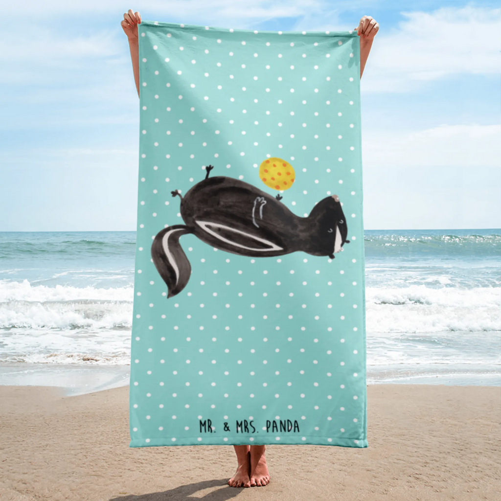 XL ręcznik kąpielowy skunks piłka Stinktier, Skunk