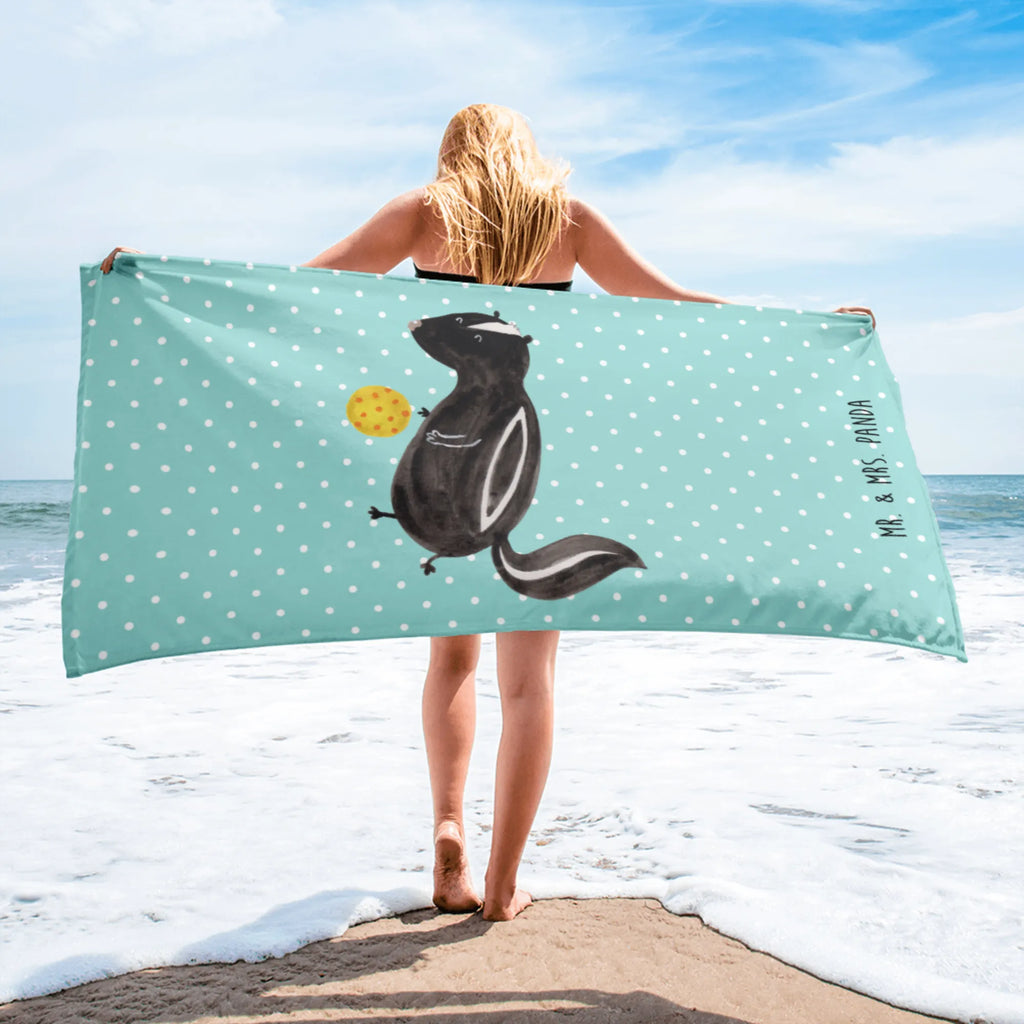 XL ręcznik kąpielowy skunks piłka Stinktier, Skunk