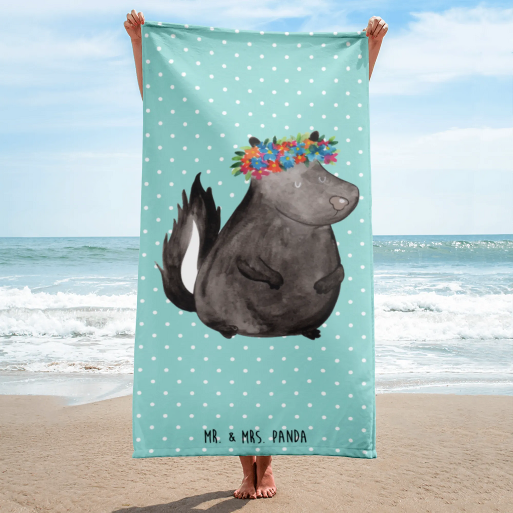 XL ręcznik kąpielowy skunks dziewczynka Stinktier, Skunk