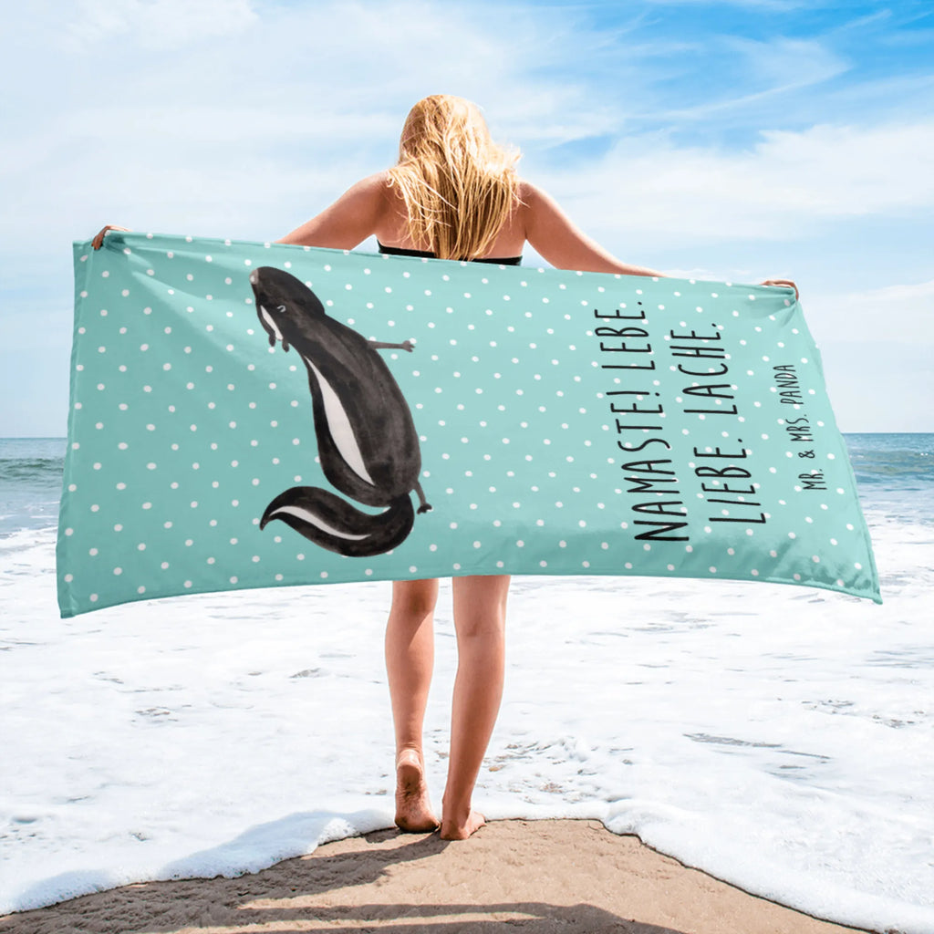 XL bath towel skunk yoga oversized towel, extra large swim towel, XL bath towel, luxury bath sheet, spa towel, large beach towel, Skunk, Yoga, Stinker, Namaste, Laugh, Wild animal, Stinky, Love, Live, Predator