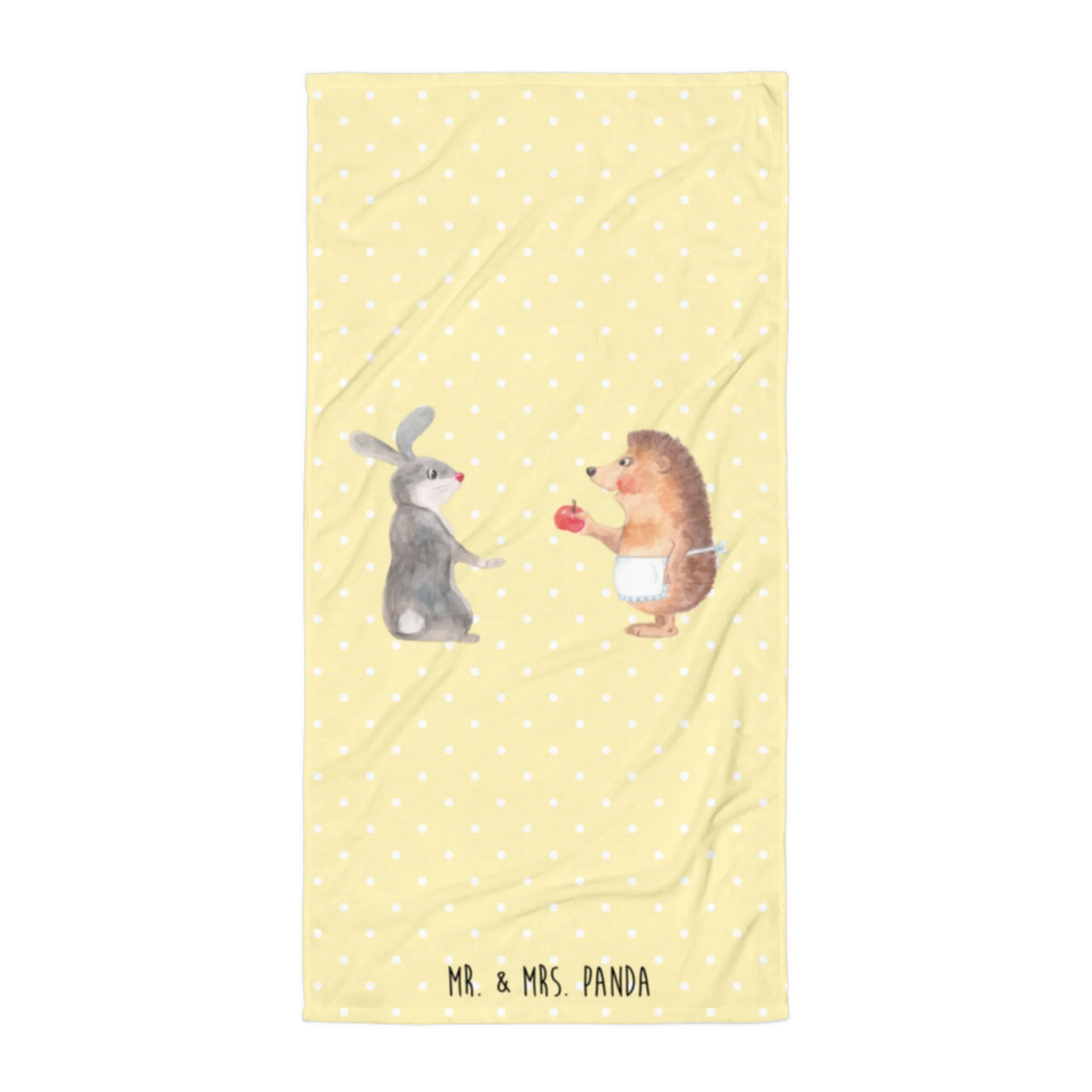 XL ręcznik kąpielowy królik jeż Motywy zwierzęce, dobra energia, zabawne powiedzonka, zwierzęta