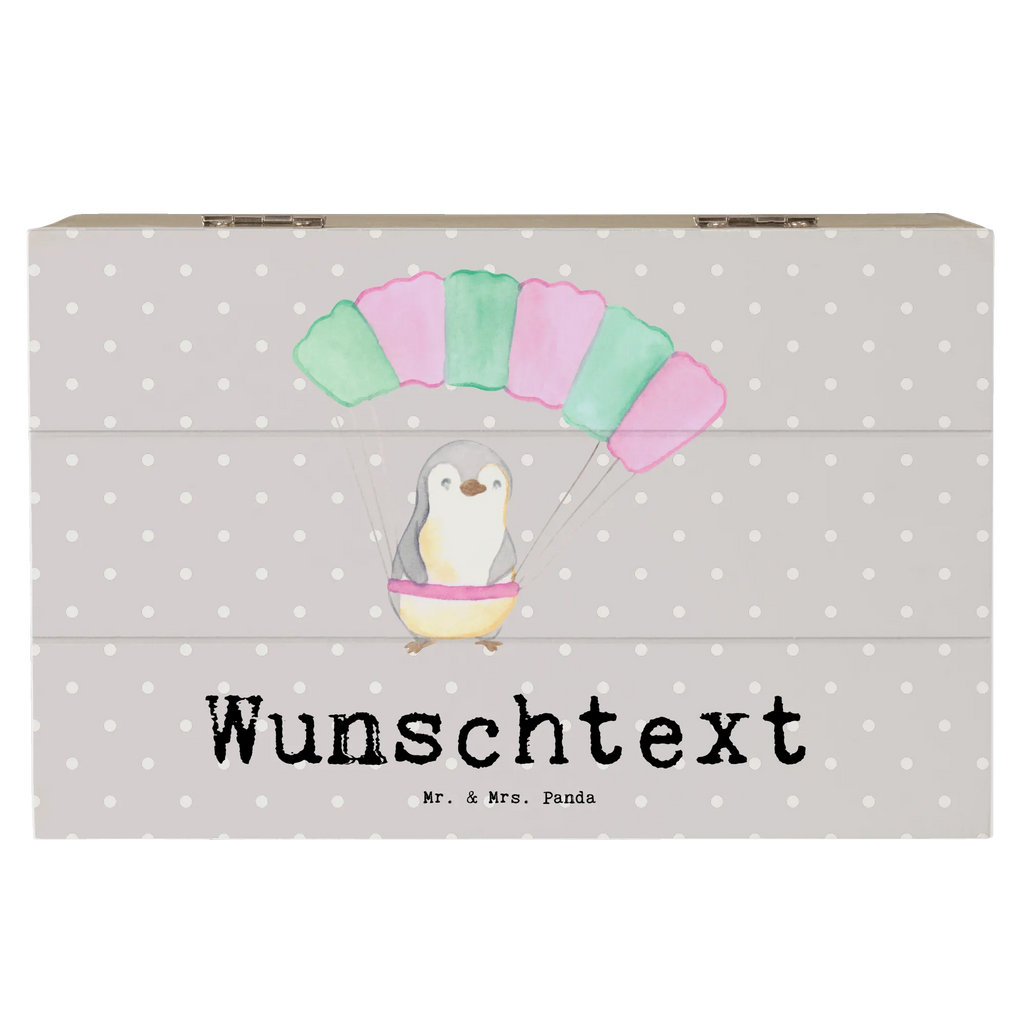 Personalisierte Holzkiste Pinguin Fallschirm springen Erinnerungskiste Personalisiert, Erinnerungsbox Personalisiert, GEschenkdose Personalisiert, Schatzkiste mit Namen, Holzkiste mit Namen, Aufbewahrungsbox Personalisiert, Schatzkiste Personalisiert, Truhe Personalisiert, Aufbewahrungsbox mit Namen, Holzkiste Personalisiert, Kiste mit Namen, Schatulle Personalisiert, Geschenkbox Personalisiert, Dekokiste Personalisiert, Schatulle mit Namen, Erinnerungsbox mit Namen, Truhe mit Namen, mit Namen, Dekokiste mit Namen, Kiste Personalisiert, Sport, Danke, Auszeichnung, Hobby, Sportler, Gewinn, Sportart, Schenken, Geschenk, Dankeschön, Fallschirmsprung, Fallschirmspringen, Skydive