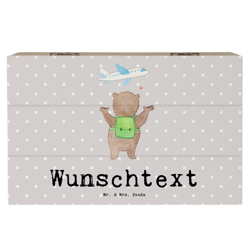 Personalizowane drewniane pudełko niedźwiedź Podróże Prezent, Sport, Dyscyplina sportowa, Hobby, Darować, Dziękuję, Dzięki, Wyróżnienie, Wygrana, Sportowiec