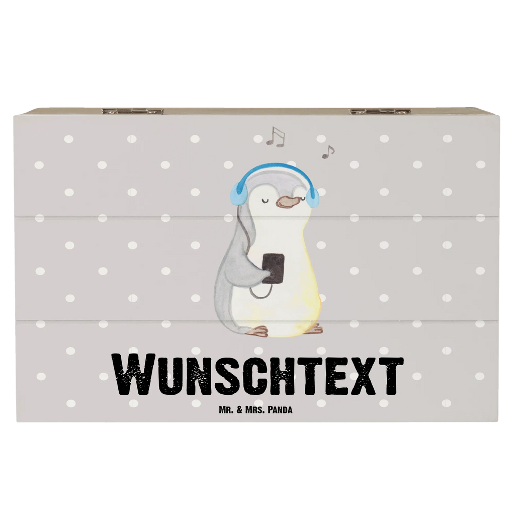 Personalizowane drewniane pudełko Pingwin Słuchać muzyki Geschenkbox Personalisiert, Holzkiste Personalisiert, Schatulle Personalisiert, Erinnerungskiste Personalisiert, Erinnerungsbox Personalisiert, Aufbewahrungsbox mit Namen, Erinnerungsbox mit Namen, Kiste mit Namen, Schatzkiste Personalisiert, Schatulle mit Namen, Aufbewahrungsbox Personalisiert, Truhe mit Namen, Holzkiste mit Namen, Dekokiste Personalisiert, Kiste Personalisiert, mit Namen, Truhe Personalisiert, GEschenkdose Personalisiert, Dekokiste mit Namen, Schatzkiste mit Namen, Geschenk, Schenken, Sport, Sportart, Hobby, Danke, Dankeschön, Auszeichnung, Gewinn, Sportler, Lieblingssong, Musik hören