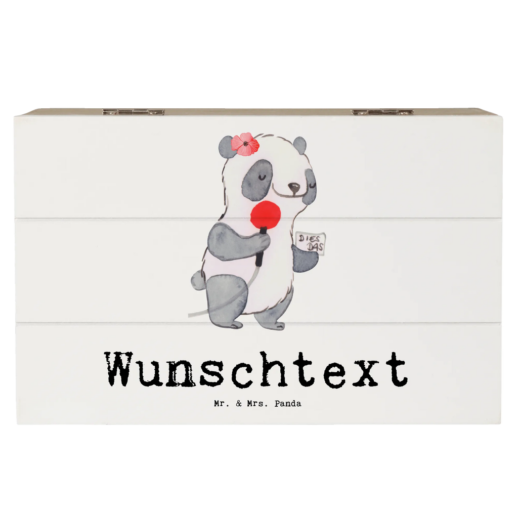 Personalizowane drewniane pudełko reporterka sportowa serce Zawód, Wykształcenie, Jubileusz, Pożegnanie, Emerytura, Kolega, Koleżanka, Prezent, Dawać, Pracownik, Współpracownik, Firma, Dziękuję, Dziękuję bardzo