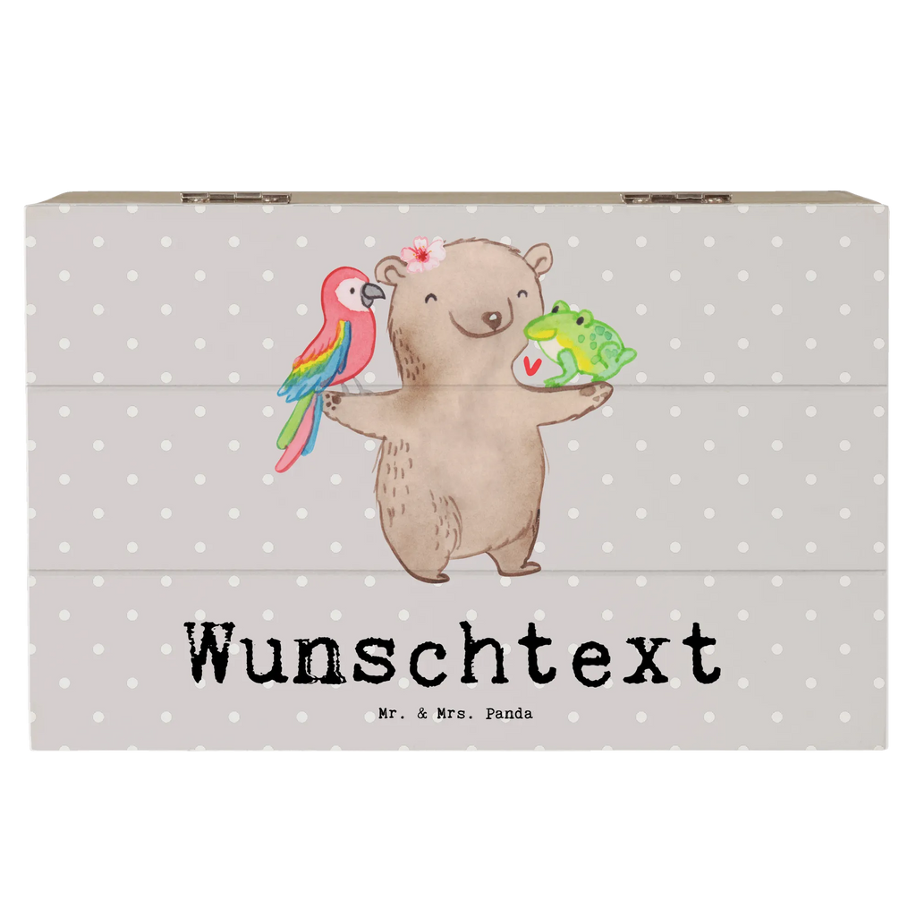 Personalizowane drewniane pudełko opiekunka zwierząt serce Zawód, Wykształcenie, Jubileusz, Pożegnanie, Emerytura, Kolega, Koleżanka, Prezent, Dawać, Pracownik, Współpracownik, Firma, Dziękuję, Dziękuję bardzo