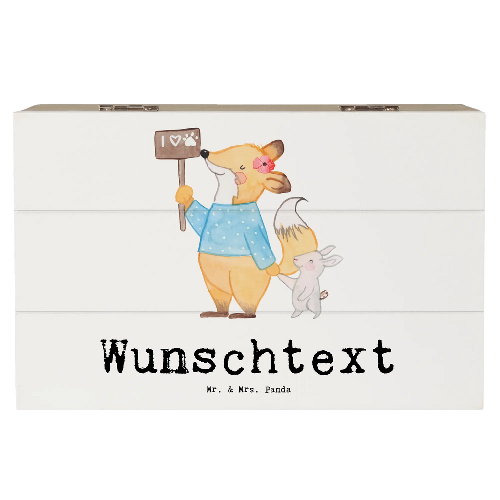 Personalizowane drewniane pudełko obrończyni zwierząt Serce Zawód, Wykształcenie, Jubileusz, Pożegnanie, Emerytura, Kolega, Koleżanka, Prezent, Dawać, Pracownik, Współpracownik, Firma, Dziękuję, Dziękuję bardzo