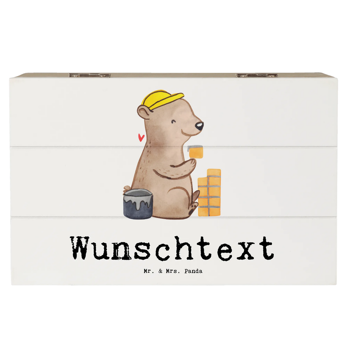 Personalised wooden chest bricklayer heart passing exam, farewell gift, gift, best, sayings, profession, gift idea, job start, promotion, retirement, anniversary