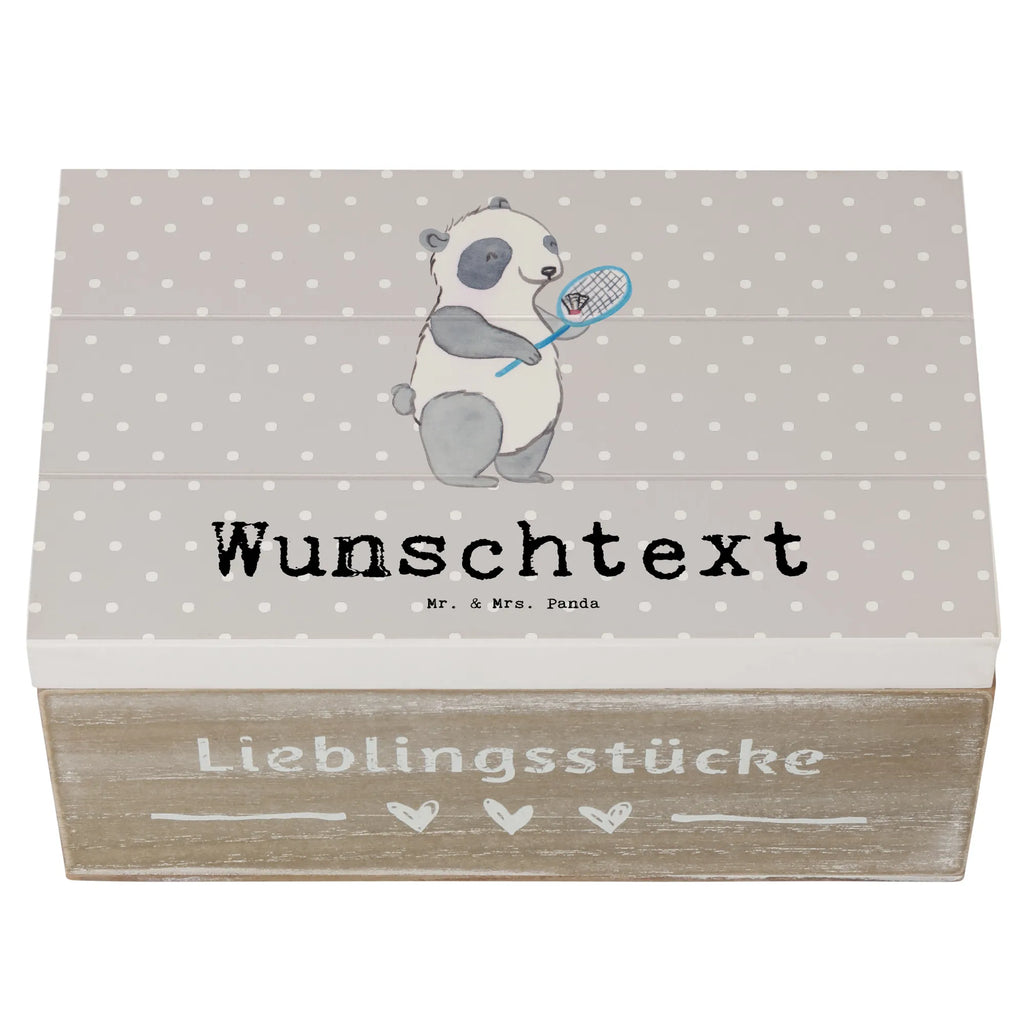 Personalisierte Holzkiste Panda Badminton Erinnerungskiste Personalisiert, Schatulle Personalisiert, Holzkiste mit Namen, Schatulle mit Namen, Erinnerungsbox mit Namen, Truhe mit Namen, Erinnerungsbox Personalisiert, Dekokiste Personalisiert, Kiste Personalisiert, Aufbewahrungsbox mit Namen, GEschenkdose Personalisiert, Geschenkbox Personalisiert, Aufbewahrungsbox Personalisiert, Truhe Personalisiert, Holzkiste Personalisiert, Schatzkiste mit Namen, Dekokiste mit Namen, Schatzkiste Personalisiert, Kiste mit Namen, mit Namen, Geschenk, Schenken, Sport, Sportart, Hobby, Danke, Dankeschön, Auszeichnung, Gewinn, Sportler, Badminton, Badminton spielen