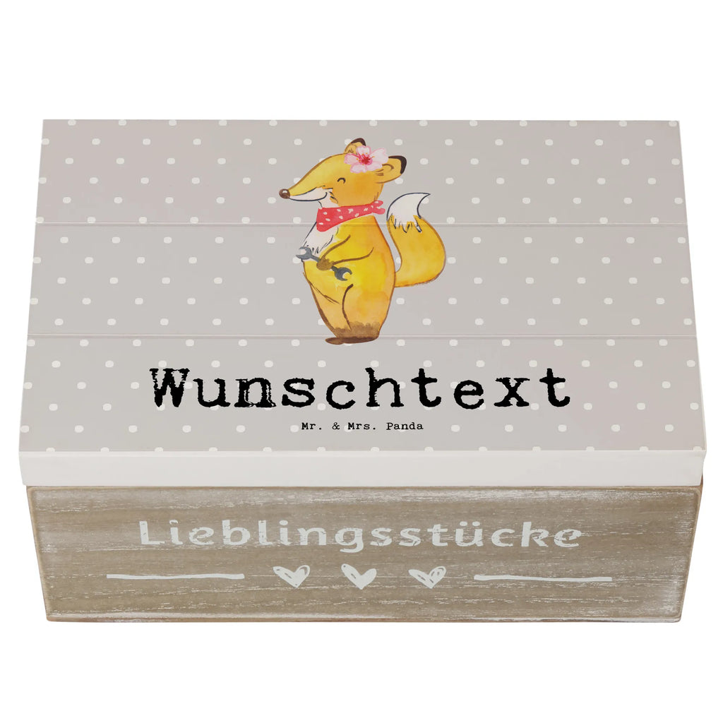 Personalizowane drewniane pudełko Mechatronik pojazdów samochodowych serce Zawód, Wykształcenie, Jubileusz, Pożegnanie, Emerytura, Kolega, Koleżanka, Prezent, Dawać, Pracownik, Współpracownik, Firma, Dziękuję, Dziękuję bardzo