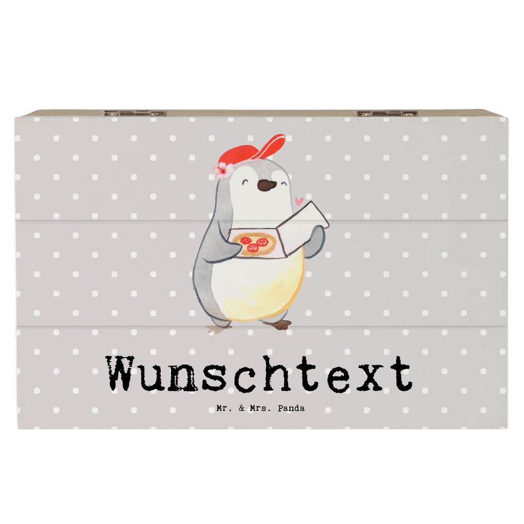 Personalised wooden chest Pizza maker Heart gift, gift idea, best, farewell gift, passing exam, anniversary, retirement, promotion, job start, sayings, funny, profession