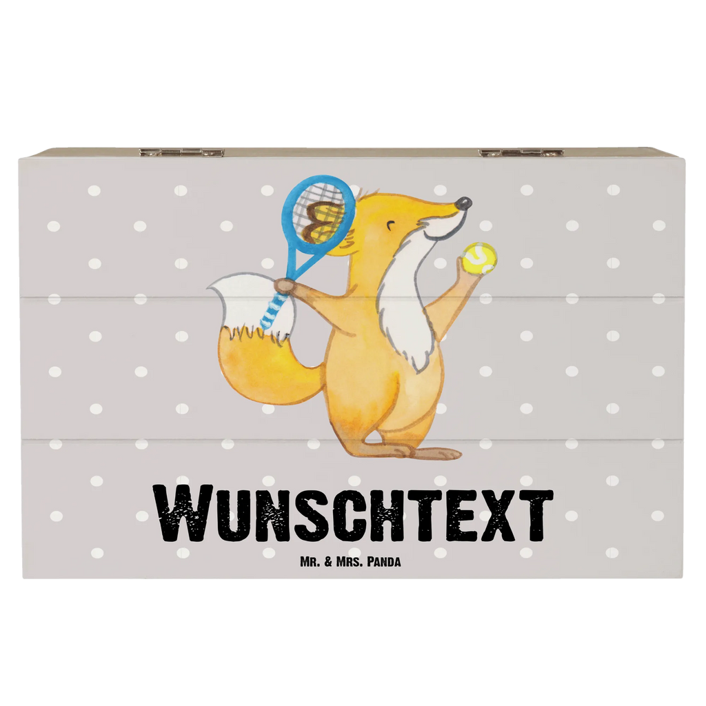 Personalised wooden chest Fox play tennis Geschenkbox Personalisiert, Schatzkiste mit Namen, Erinnerungsbox mit Namen, Holzkiste mit Namen, Holzkiste Personalisiert, Schatulle mit Namen, Erinnerungskiste Personalisiert, Dekokiste Personalisiert, Truhe mit Namen, Schatzkiste Personalisiert, Truhe Personalisiert, Erinnerungsbox Personalisiert, GEschenkdose Personalisiert, Kiste Personalisiert, Schatulle Personalisiert, Aufbewahrungsbox mit Namen, mit Namen, Dekokiste mit Namen, Kiste mit Namen, Aufbewahrungsbox Personalisiert, Geschenk, Schenken, Sport, Sportart, Hobby, Danke, Dankeschön, Auszeichnung, Gewinn, Sportler, Tennisclub, Tennisverein, Tennis Turnier, Ballsportart, Tennis spielen