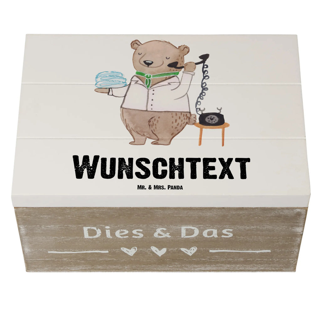 Personalizowane drewniane pudełko pracownica hotelu Serce Zawód, Wykształcenie, Jubileusz, Pożegnanie, Emerytura, Kolega, Koleżanka, Prezent, Dawać, Pracownik, Współpracownik, Firma, Dziękuję, Dziękuję bardzo