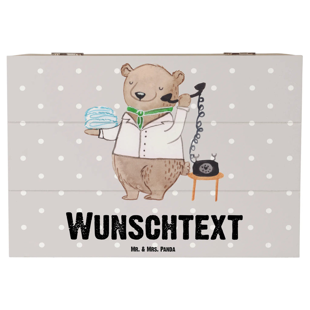 Personalizowane drewniane pudełko pracownica hotelu Serce Zawód, Wykształcenie, Jubileusz, Pożegnanie, Emerytura, Kolega, Koleżanka, Prezent, Dawać, Pracownik, Współpracownik, Firma, Dziękuję, Dziękuję bardzo