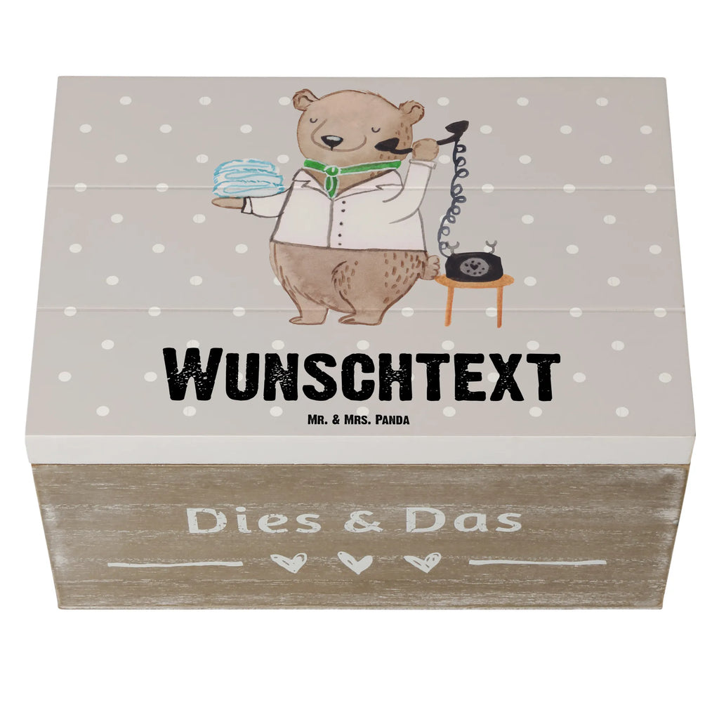 Personalizowane drewniane pudełko pracownica hotelu Serce Zawód, Wykształcenie, Jubileusz, Pożegnanie, Emerytura, Kolega, Koleżanka, Prezent, Dawać, Pracownik, Współpracownik, Firma, Dziękuję, Dziękuję bardzo