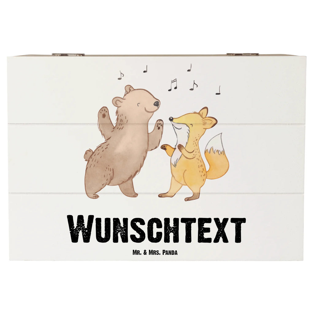 Personalised wooden chest Bear &amp; Fox disco Kiste Personalisiert, Schatzkiste mit Namen, Holzkiste Personalisiert, Geschenkbox Personalisiert, Schatzkiste Personalisiert, Dekokiste mit Namen, Truhe mit Namen, Schatulle Personalisiert, Schatulle mit Namen, GEschenkdose Personalisiert, Holzkiste mit Namen, Erinnerungsbox Personalisiert, Dekokiste Personalisiert, Aufbewahrungsbox mit Namen, Aufbewahrungsbox Personalisiert, Kiste mit Namen, Truhe Personalisiert, mit Namen, Erinnerungsbox mit Namen, Erinnerungskiste Personalisiert, Geschenk, Schenken, Sport, Sportart, Hobby, Danke, Dankeschön, Auszeichnung, Gewinn, Sportler, Tanzstimmung, Nachtclub, Feiern, Clubbing, Tanzen, Clubs, Disco
