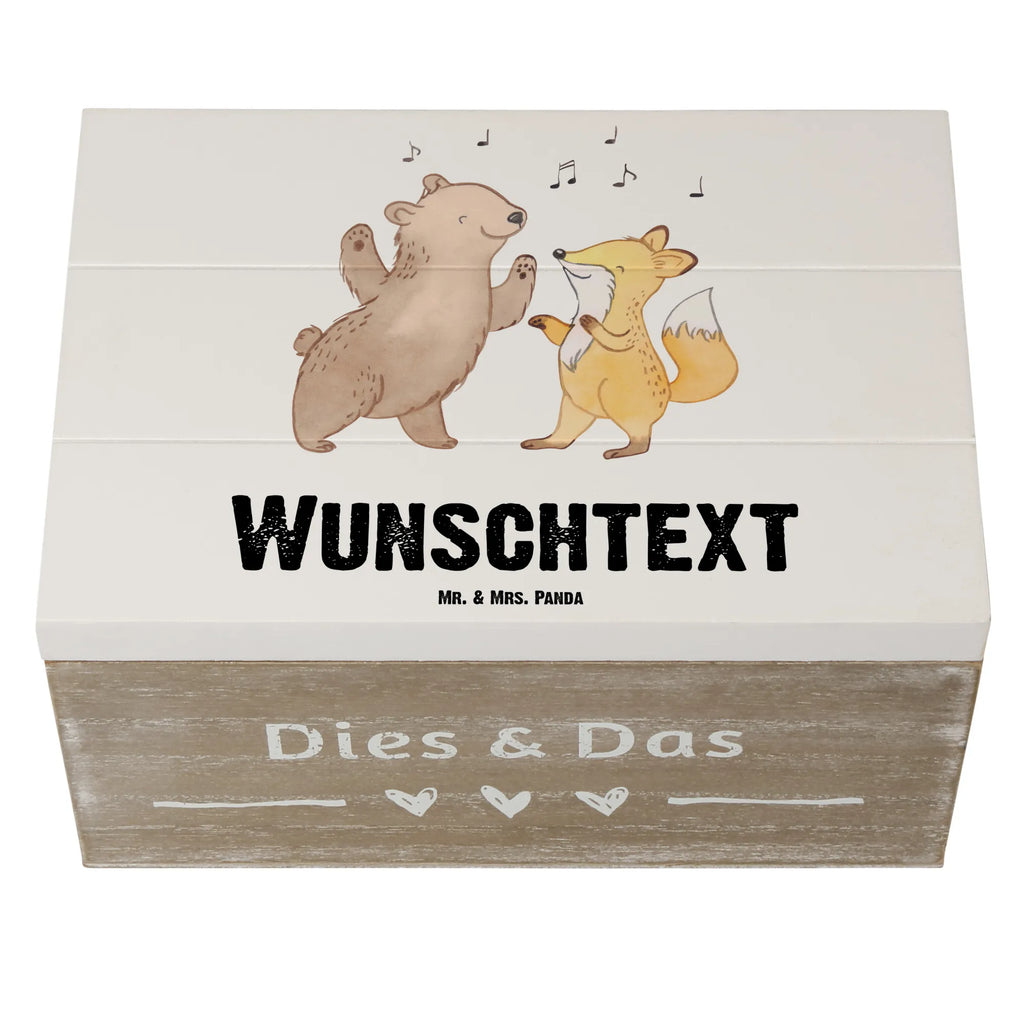 Personalised wooden chest Bear &amp; Fox disco Kiste Personalisiert, Schatzkiste mit Namen, Holzkiste Personalisiert, Geschenkbox Personalisiert, Schatzkiste Personalisiert, Dekokiste mit Namen, Truhe mit Namen, Schatulle Personalisiert, Schatulle mit Namen, GEschenkdose Personalisiert, Holzkiste mit Namen, Erinnerungsbox Personalisiert, Dekokiste Personalisiert, Aufbewahrungsbox mit Namen, Aufbewahrungsbox Personalisiert, Kiste mit Namen, Truhe Personalisiert, mit Namen, Erinnerungsbox mit Namen, Erinnerungskiste Personalisiert, Geschenk, Schenken, Sport, Sportart, Hobby, Danke, Dankeschön, Auszeichnung, Gewinn, Sportler, Tanzstimmung, Nachtclub, Feiern, Clubbing, Tanzen, Clubs, Disco