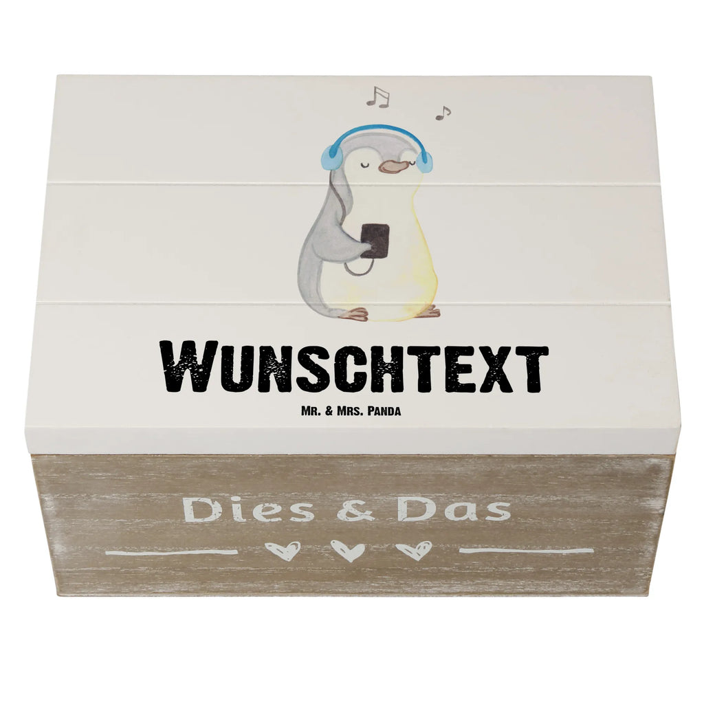 Personalizowane drewniane pudełko Pingwin Słuchać muzyki Geschenkbox Personalisiert, Holzkiste Personalisiert, Schatulle Personalisiert, Erinnerungskiste Personalisiert, Erinnerungsbox Personalisiert, Aufbewahrungsbox mit Namen, Erinnerungsbox mit Namen, Kiste mit Namen, Schatzkiste Personalisiert, Schatulle mit Namen, Aufbewahrungsbox Personalisiert, Truhe mit Namen, Holzkiste mit Namen, Dekokiste Personalisiert, Kiste Personalisiert, mit Namen, Truhe Personalisiert, GEschenkdose Personalisiert, Dekokiste mit Namen, Schatzkiste mit Namen, Geschenk, Schenken, Sport, Sportart, Hobby, Danke, Dankeschön, Auszeichnung, Gewinn, Sportler, Lieblingssong, Musik hören