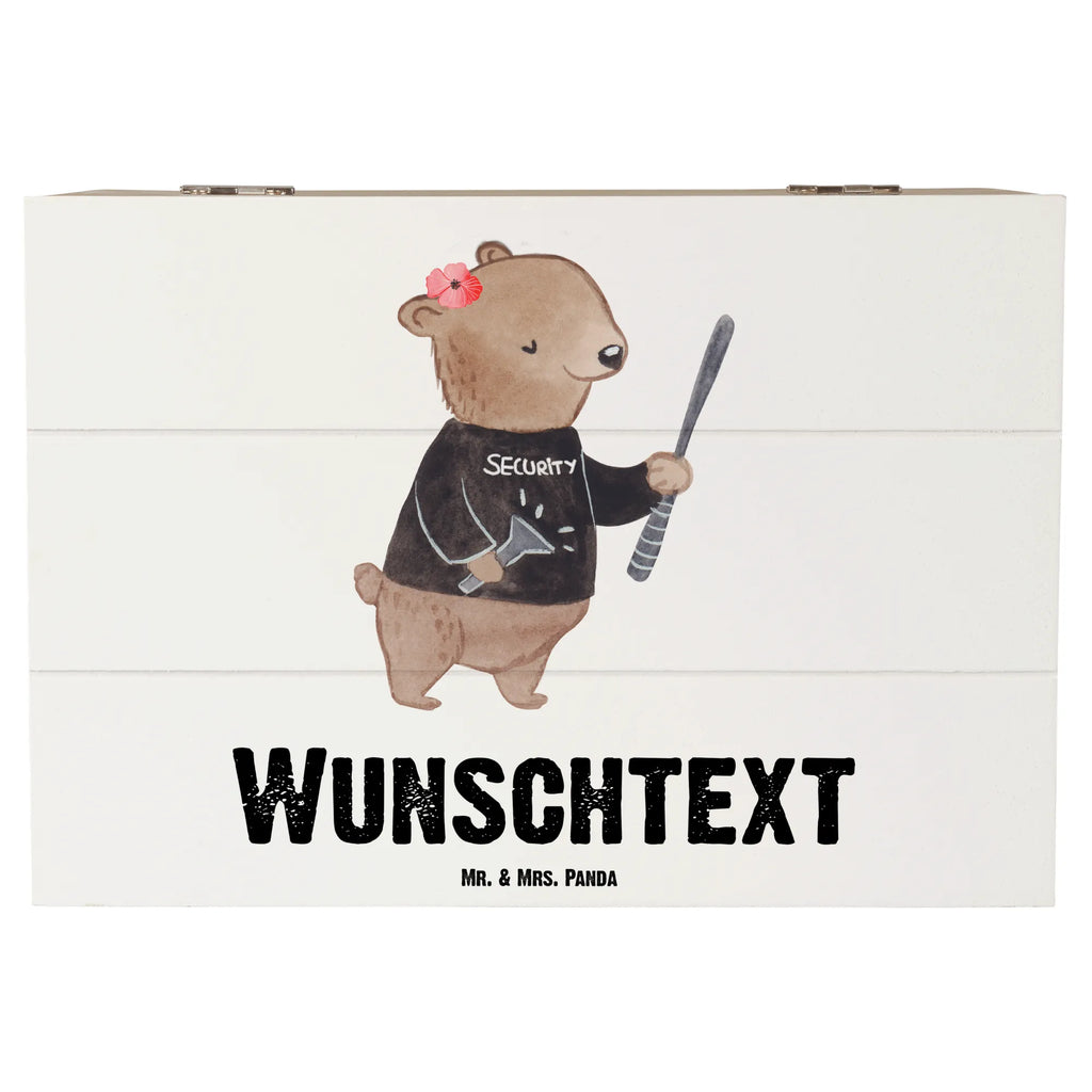 Personalizowane drewniane pudełko pracownica ochrony serce Zawód, Wykształcenie, Jubileusz, Pożegnanie, Emerytura, Kolega, Koleżanka, Prezent, Dawać, Pracownik, Współpracownik, Firma, Dziękuję, Dziękuję bardzo