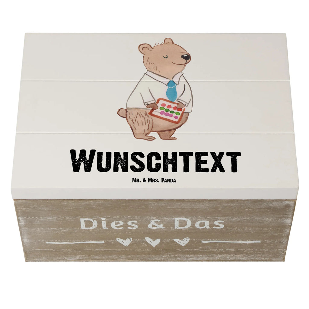 Personalizowane drewniane pudełko Pracownik banku serce Zawód, Wykształcenie, Jubileusz, Pożegnanie, Emerytura, Kolega, Koleżanka, Prezent, Dawać, Pracownik, Współpracownik, Firma, Dziękuję, Dziękuję bardzo