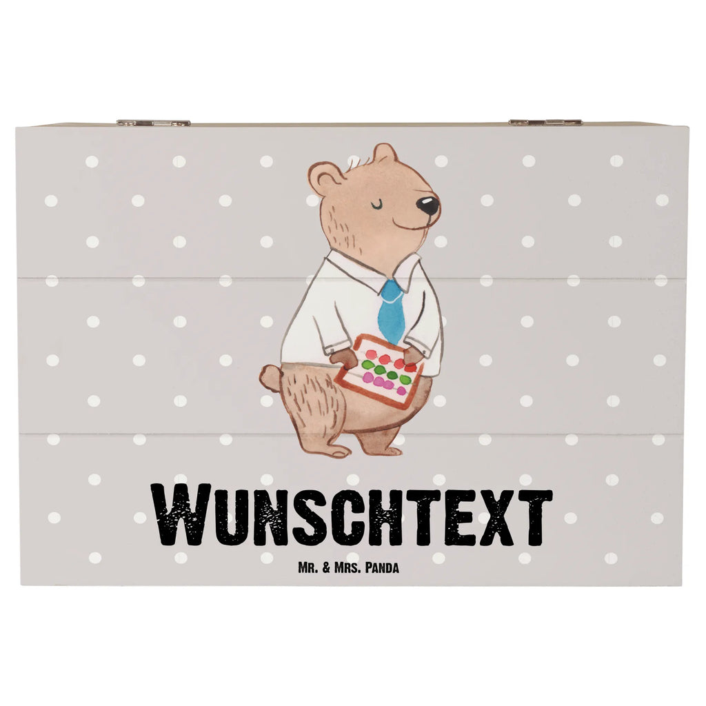 Personalizowane drewniane pudełko Pracownik banku serce Zawód, Wykształcenie, Jubileusz, Pożegnanie, Emerytura, Kolega, Koleżanka, Prezent, Dawać, Pracownik, Współpracownik, Firma, Dziękuję, Dziękuję bardzo