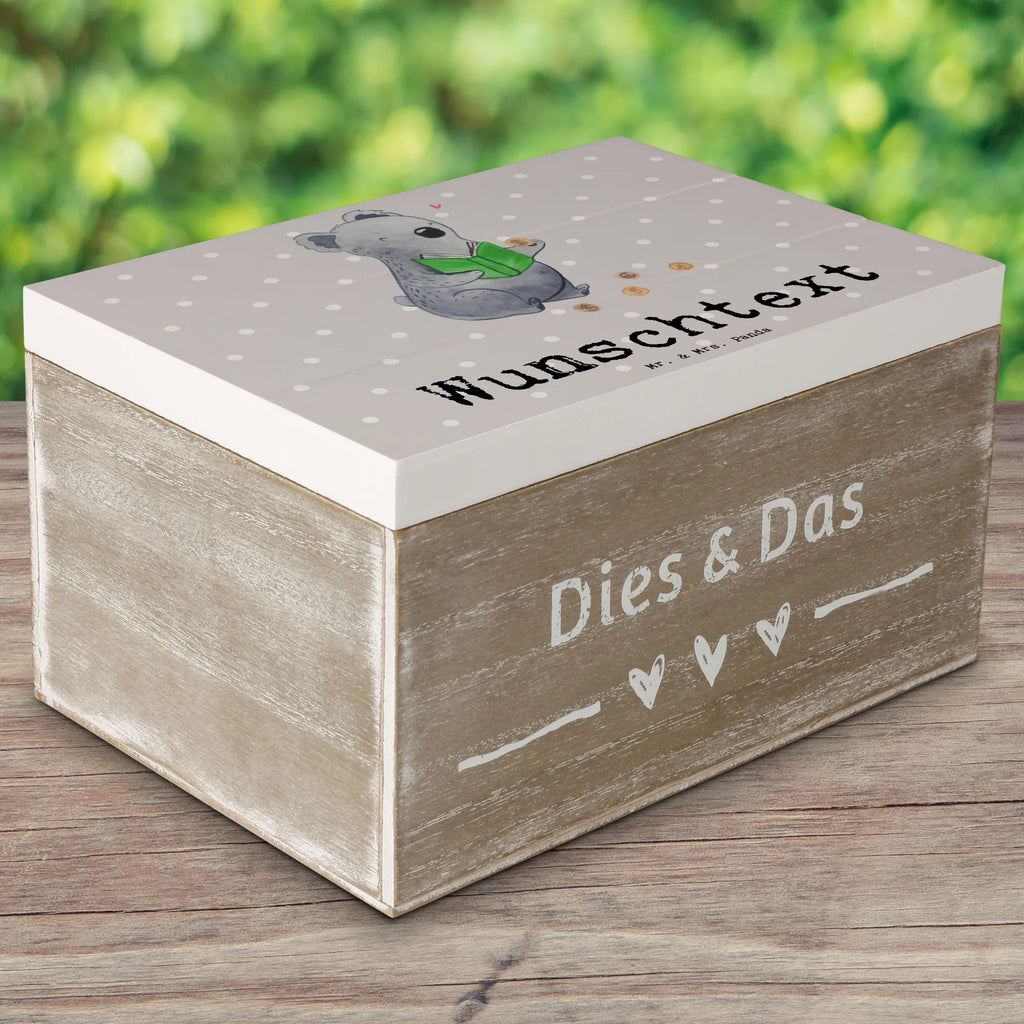 Personalizowane drewniane pudełko Koala Zbieranie monet Prezent, Sport, Dyscyplina sportowa, Hobby, Darować, Dziękuję, Dzięki, Wyróżnienie, Wygrana, Sportowiec