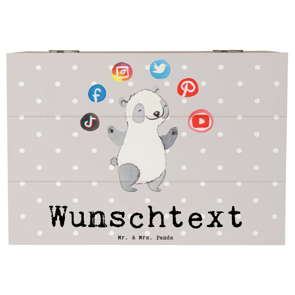 Personalizowane drewniane pudełko Menedżer PR Serce Zawód, Wykształcenie, Jubileusz, Pożegnanie, Emerytura, Kolega, Koleżanka, Prezent, Dawać, Pracownik, Współpracownik, Firma, Dziękuję, Dziękuję bardzo