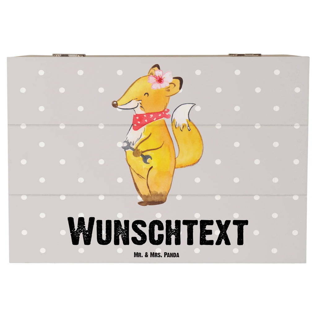 Personalizowane drewniane pudełko Mechatronik pojazdów samochodowych serce Zawód, Wykształcenie, Jubileusz, Pożegnanie, Emerytura, Kolega, Koleżanka, Prezent, Dawać, Pracownik, Współpracownik, Firma, Dziękuję, Dziękuję bardzo