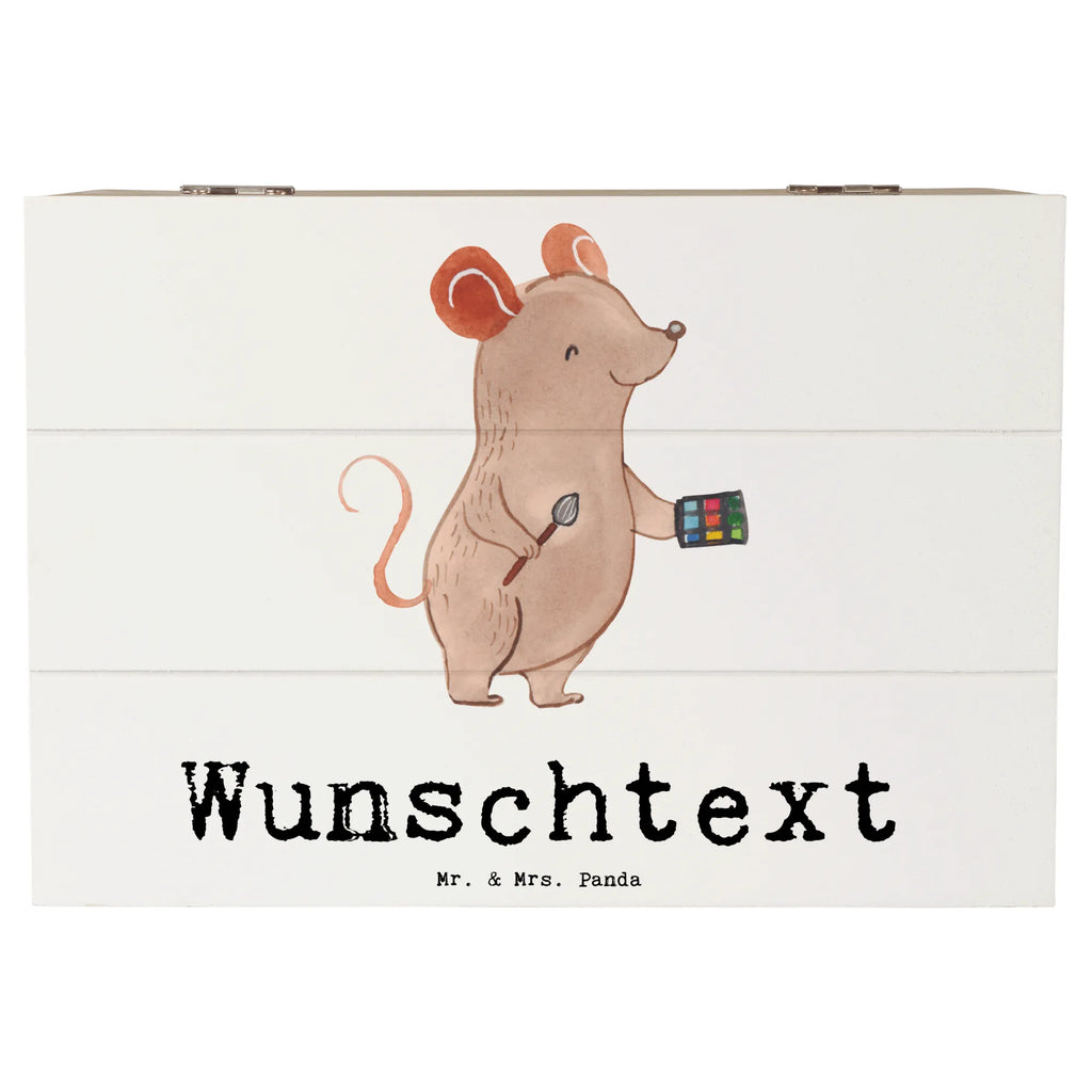 Personalised wooden chest Makeup Artist Heart gift, gift idea, best, farewell gift, passing exam, anniversary, retirement, promotion, job start, sayings, funny, profession