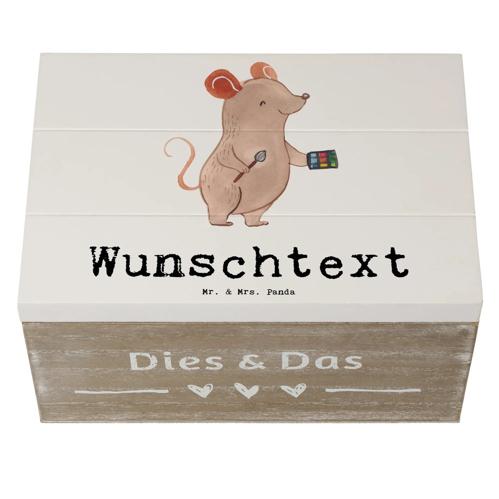 Personalised wooden chest Makeup Artist Heart gift, gift idea, best, farewell gift, passing exam, anniversary, retirement, promotion, job start, sayings, funny, profession