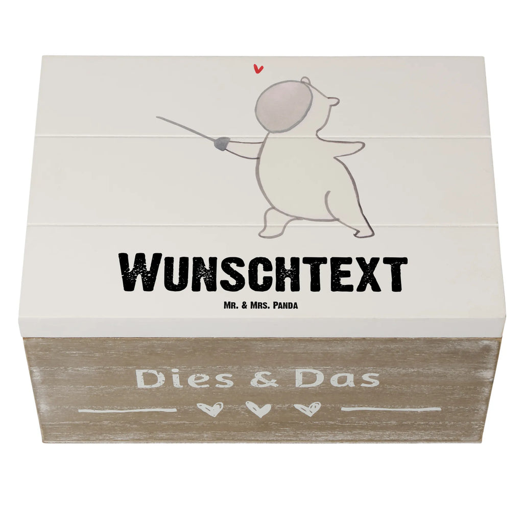 Personalisierte Holzkiste Panda Fechten Schatzkiste Personalisiert, Truhe Personalisiert, Schatulle Personalisiert, Truhe mit Namen, Aufbewahrungsbox mit Namen, Dekokiste mit Namen, Kiste Personalisiert, Dekokiste Personalisiert, Schatulle mit Namen, GEschenkdose Personalisiert, Holzkiste mit Namen, Kiste mit Namen, Erinnerungsbox Personalisiert, Erinnerungsbox mit Namen, Schatzkiste mit Namen, Geschenkbox Personalisiert, Holzkiste Personalisiert, Erinnerungskiste Personalisiert, mit Namen, Aufbewahrungsbox Personalisiert, Geschenk, Schenken, Sport, Sportart, Hobby, Danke, Dankeschön, Auszeichnung, Gewinn, Sportler, Fechten, Fecht Verein, Fechter Bund, Fecht Club