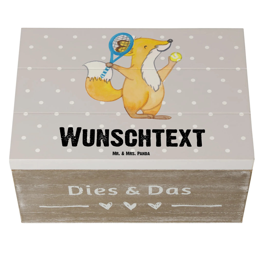 Personalised wooden chest Fox play tennis Geschenkbox Personalisiert, Schatzkiste mit Namen, Erinnerungsbox mit Namen, Holzkiste mit Namen, Holzkiste Personalisiert, Schatulle mit Namen, Erinnerungskiste Personalisiert, Dekokiste Personalisiert, Truhe mit Namen, Schatzkiste Personalisiert, Truhe Personalisiert, Erinnerungsbox Personalisiert, GEschenkdose Personalisiert, Kiste Personalisiert, Schatulle Personalisiert, Aufbewahrungsbox mit Namen, mit Namen, Dekokiste mit Namen, Kiste mit Namen, Aufbewahrungsbox Personalisiert, Geschenk, Schenken, Sport, Sportart, Hobby, Danke, Dankeschön, Auszeichnung, Gewinn, Sportler, Tennisclub, Tennisverein, Tennis Turnier, Ballsportart, Tennis spielen