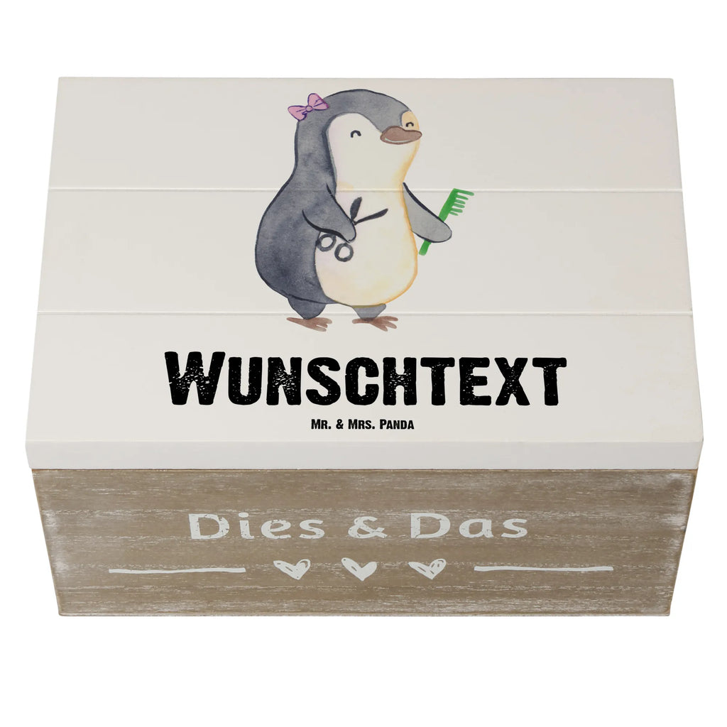 Personalizowane drewniane pudełko Fryzjerka serce Zawód, Wykształcenie, Jubileusz, Pożegnanie, Emerytura, Kolega, Koleżanka, Prezent, Dawać, Pracownik, Współpracownik, Firma, Dziękuję, Dziękuję bardzo