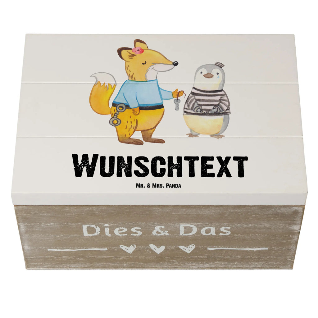 Personalizowane drewniane pudełko strażniczka więzienna serce Zawód, Wykształcenie, Jubileusz, Pożegnanie, Emerytura, Kolega, Koleżanka, Prezent, Dawać, Pracownik, Współpracownik, Firma, Dziękuję, Dziękuję bardzo