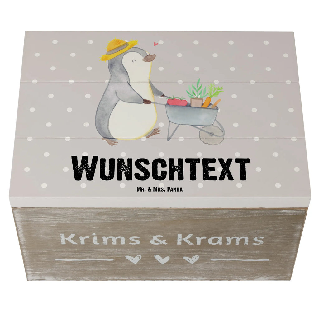 Personalisierte Holzkiste Pinguin Gartenarbeit Dekokiste mit Namen, Truhe Personalisiert, Kiste mit Namen, Truhe mit Namen, GEschenkdose Personalisiert, Geschenkbox Personalisiert, Holzkiste mit Namen, Erinnerungsbox mit Namen, Holzkiste Personalisiert, Schatulle Personalisiert, Aufbewahrungsbox mit Namen, Schatulle mit Namen, Erinnerungsbox Personalisiert, mit Namen, Dekokiste Personalisiert, Aufbewahrungsbox Personalisiert, Erinnerungskiste Personalisiert, Schatzkiste Personalisiert, Kiste Personalisiert, Schatzkiste mit Namen, Geschenk, Schenken, Sport, Sportart, Hobby, Danke, Dankeschön, Auszeichnung, Gewinn, Sportler, Gartenarbeit, Gärtnern, Gartenpflege, Urban Gardening