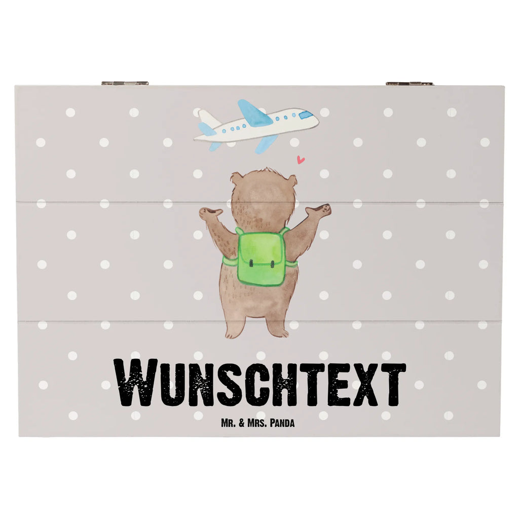 Personalizowane drewniane pudełko niedźwiedź Podróże Prezent, Sport, Dyscyplina sportowa, Hobby, Darować, Dziękuję, Dzięki, Wyróżnienie, Wygrana, Sportowiec