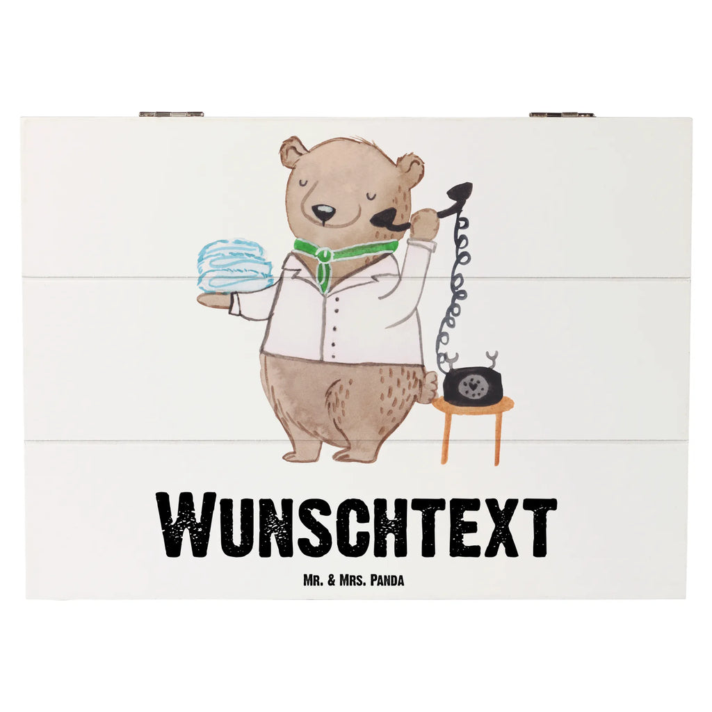 Personalizowane drewniane pudełko pracownica hotelu Serce Zawód, Wykształcenie, Jubileusz, Pożegnanie, Emerytura, Kolega, Koleżanka, Prezent, Dawać, Pracownik, Współpracownik, Firma, Dziękuję, Dziękuję bardzo