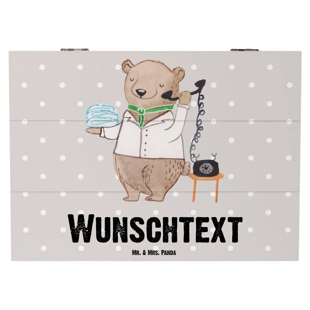 Personalizowane drewniane pudełko pracownica hotelu Serce Zawód, Wykształcenie, Jubileusz, Pożegnanie, Emerytura, Kolega, Koleżanka, Prezent, Dawać, Pracownik, Współpracownik, Firma, Dziękuję, Dziękuję bardzo