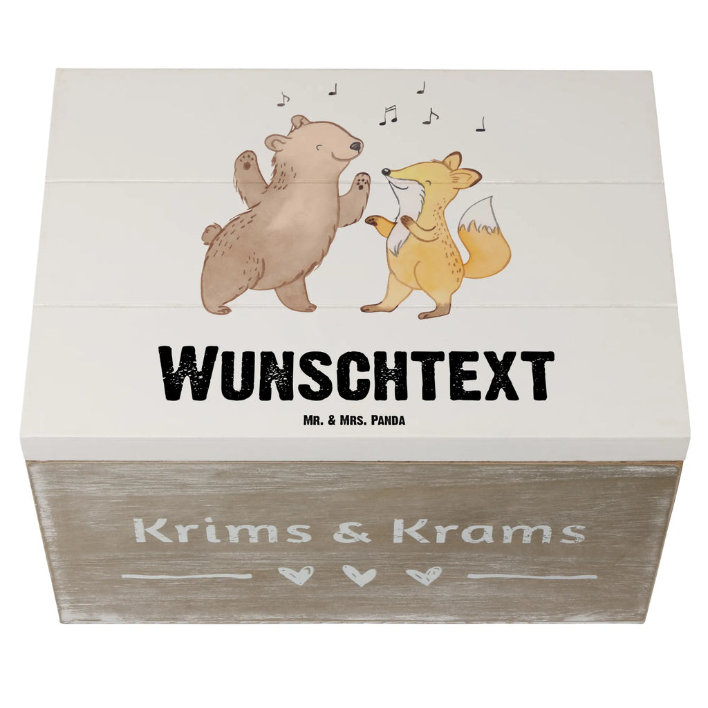 Personalised wooden chest Bear &amp; Fox disco Kiste Personalisiert, Schatzkiste mit Namen, Holzkiste Personalisiert, Geschenkbox Personalisiert, Schatzkiste Personalisiert, Dekokiste mit Namen, Truhe mit Namen, Schatulle Personalisiert, Schatulle mit Namen, GEschenkdose Personalisiert, Holzkiste mit Namen, Erinnerungsbox Personalisiert, Dekokiste Personalisiert, Aufbewahrungsbox mit Namen, Aufbewahrungsbox Personalisiert, Kiste mit Namen, Truhe Personalisiert, mit Namen, Erinnerungsbox mit Namen, Erinnerungskiste Personalisiert, Geschenk, Schenken, Sport, Sportart, Hobby, Danke, Dankeschön, Auszeichnung, Gewinn, Sportler, Tanzstimmung, Nachtclub, Feiern, Clubbing, Tanzen, Clubs, Disco