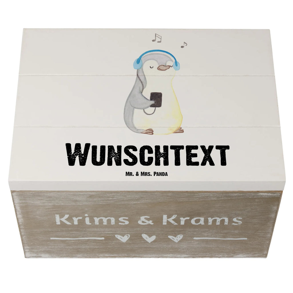 Personalizowane drewniane pudełko Pingwin Słuchać muzyki Geschenkbox Personalisiert, Holzkiste Personalisiert, Schatulle Personalisiert, Erinnerungskiste Personalisiert, Erinnerungsbox Personalisiert, Aufbewahrungsbox mit Namen, Erinnerungsbox mit Namen, Kiste mit Namen, Schatzkiste Personalisiert, Schatulle mit Namen, Aufbewahrungsbox Personalisiert, Truhe mit Namen, Holzkiste mit Namen, Dekokiste Personalisiert, Kiste Personalisiert, mit Namen, Truhe Personalisiert, GEschenkdose Personalisiert, Dekokiste mit Namen, Schatzkiste mit Namen, Geschenk, Schenken, Sport, Sportart, Hobby, Danke, Dankeschön, Auszeichnung, Gewinn, Sportler, Lieblingssong, Musik hören