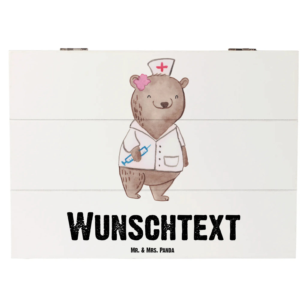 Personalizowane drewniane pudełko medyczna asystentka Serce Zawód, Wykształcenie, Jubileusz, Pożegnanie, Emerytura, Kolega, Koleżanka, Prezent, Dawać, Pracownik, Współpracownik, Firma, Dziękuję, Dziękuję bardzo