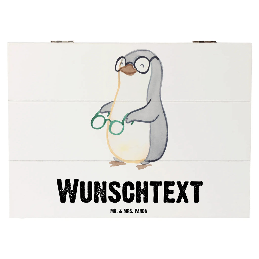 Personalizowane drewniane pudełko optyk serce Zawód, Wykształcenie, Jubileusz, Pożegnanie, Emerytura, Kolega, Koleżanka, Prezent, Dawać, Pracownik, Współpracownik, Firma, Dziękuję, Dziękuję bardzo