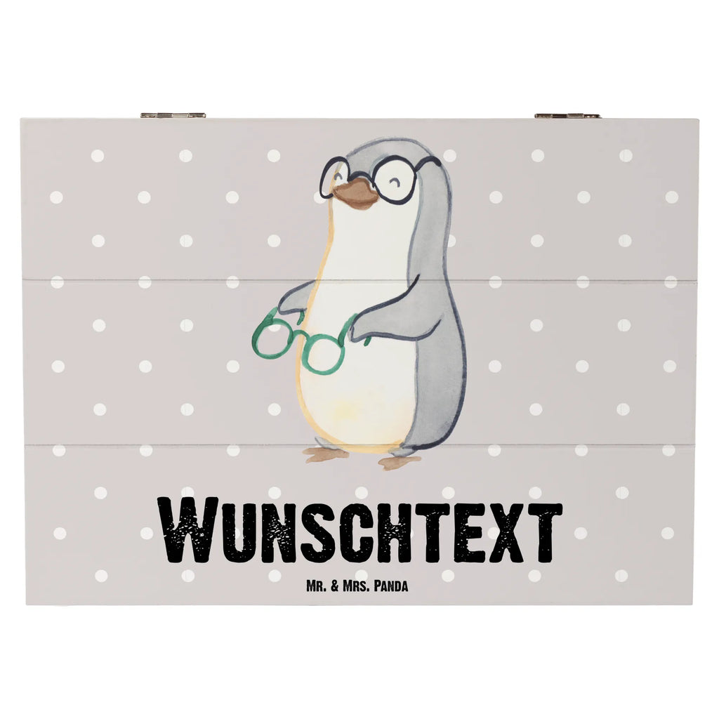 Personalizowane drewniane pudełko optyk serce Zawód, Wykształcenie, Jubileusz, Pożegnanie, Emerytura, Kolega, Koleżanka, Prezent, Dawać, Pracownik, Współpracownik, Firma, Dziękuję, Dziękuję bardzo
