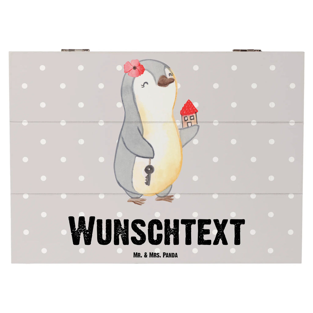 Personalizowane drewniane pudełko Agentka nieruchomości serce Zawód, Wykształcenie, Jubileusz, Pożegnanie, Emerytura, Kolega, Koleżanka, Prezent, Dawać, Pracownik, Współpracownik, Firma, Dziękuję, Dziękuję bardzo