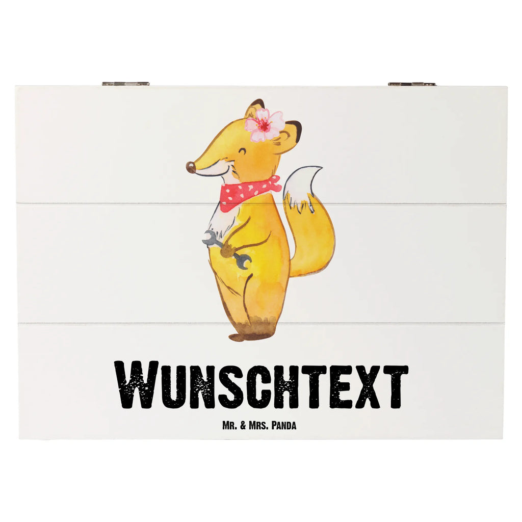 Personalizowane drewniane pudełko Mechatronik pojazdów samochodowych serce Zawód, Wykształcenie, Jubileusz, Pożegnanie, Emerytura, Kolega, Koleżanka, Prezent, Dawać, Pracownik, Współpracownik, Firma, Dziękuję, Dziękuję bardzo