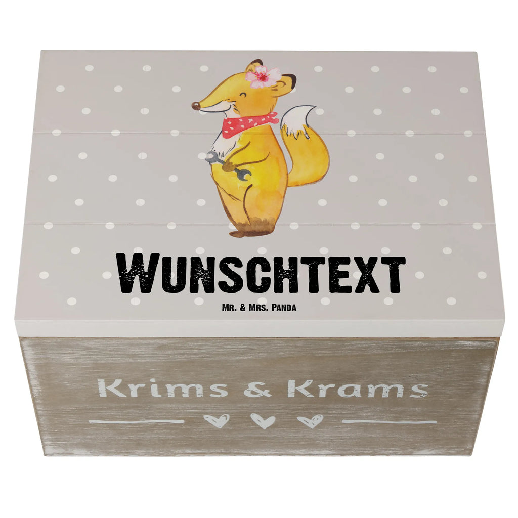 Personalizowane drewniane pudełko Mechatronik pojazdów samochodowych serce Zawód, Wykształcenie, Jubileusz, Pożegnanie, Emerytura, Kolega, Koleżanka, Prezent, Dawać, Pracownik, Współpracownik, Firma, Dziękuję, Dziękuję bardzo