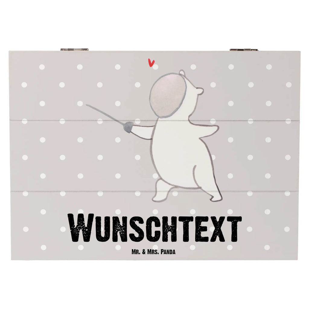 Personalisierte Holzkiste Panda Fechten Schatzkiste Personalisiert, Truhe Personalisiert, Schatulle Personalisiert, Truhe mit Namen, Aufbewahrungsbox mit Namen, Dekokiste mit Namen, Kiste Personalisiert, Dekokiste Personalisiert, Schatulle mit Namen, GEschenkdose Personalisiert, Holzkiste mit Namen, Kiste mit Namen, Erinnerungsbox Personalisiert, Erinnerungsbox mit Namen, Schatzkiste mit Namen, Geschenkbox Personalisiert, Holzkiste Personalisiert, Erinnerungskiste Personalisiert, mit Namen, Aufbewahrungsbox Personalisiert, Geschenk, Schenken, Sport, Sportart, Hobby, Danke, Dankeschön, Auszeichnung, Gewinn, Sportler, Fechten, Fecht Verein, Fechter Bund, Fecht Club